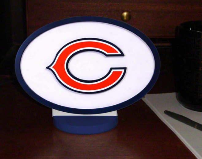 Chicago Bears Logo Art With Stand