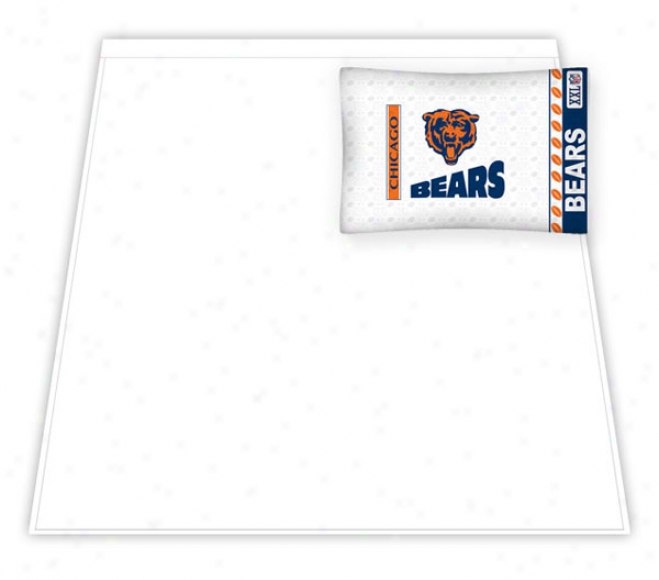 Chicago Bears Micro Fiber Twin Sheet Set