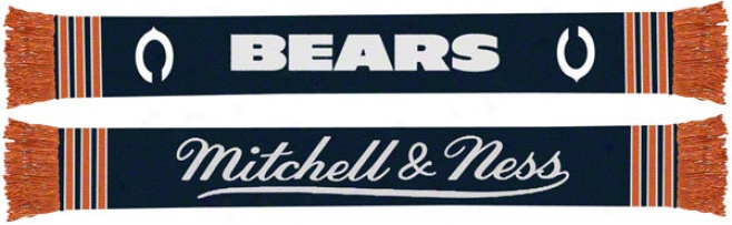 Chicago Bears Mitchell & Ness Throwback Team Scarf
