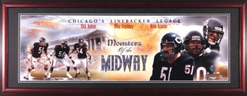 Chicago Bears Monsters Of The Midway Framed Unsigned Panoramic Photograph