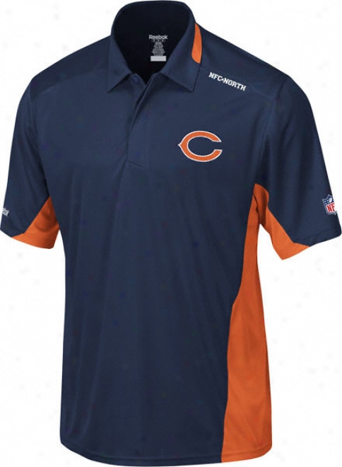 Chicago Bears Navy 2009 Sideline Clutch Team Polo