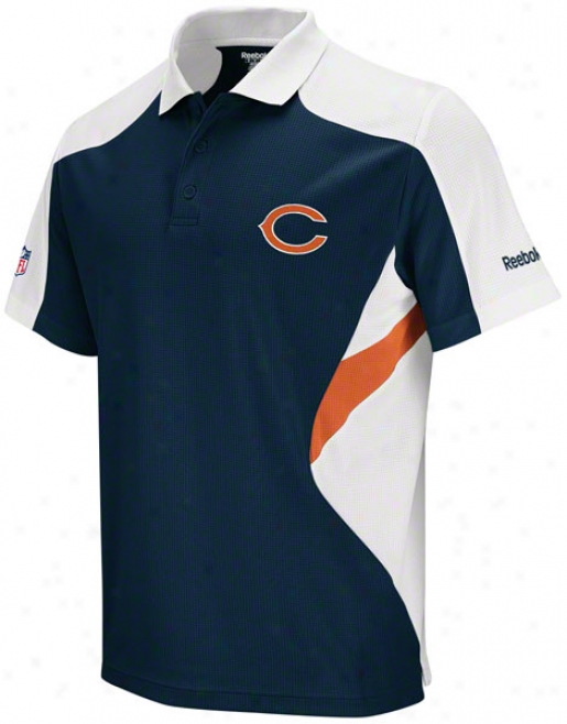Chicago Bears Navy 2011 Sideline Standout Polo Shirt