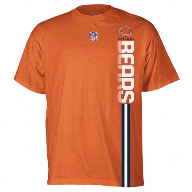 Chicago Bears Orange Power Left T-shirt