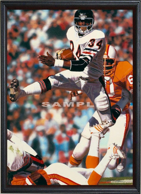 Chicago Bears - &quotsweetness&quot - Oversized - Framed Giclee