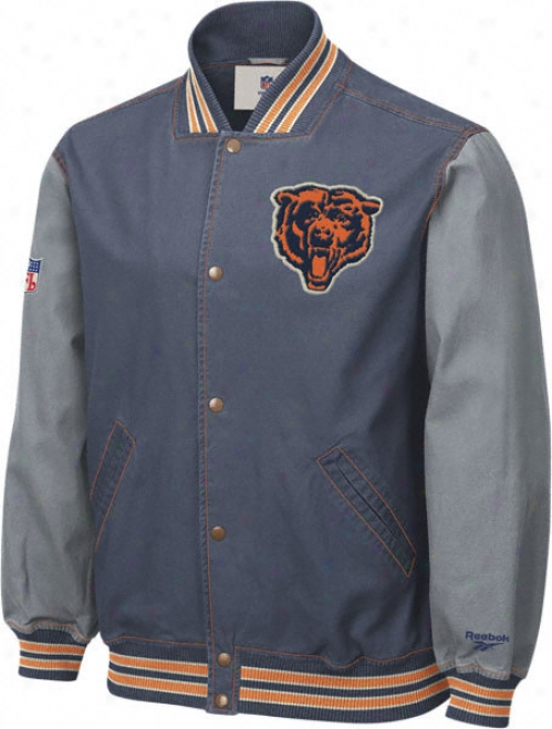 Chicago Bears Throwback Canvas Jacket