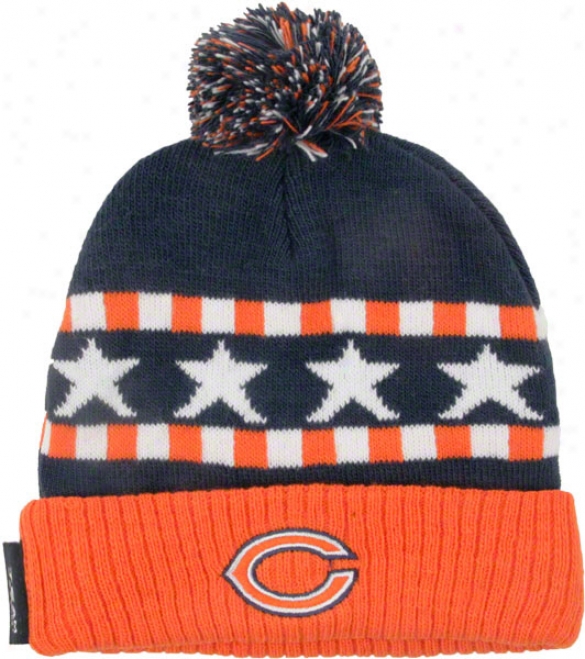 Chicago Bears Toddler Cuffed Knit Pom Hat