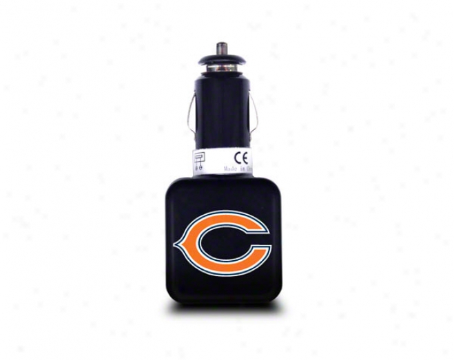 Chicago Bears Twin Usb Car Charger