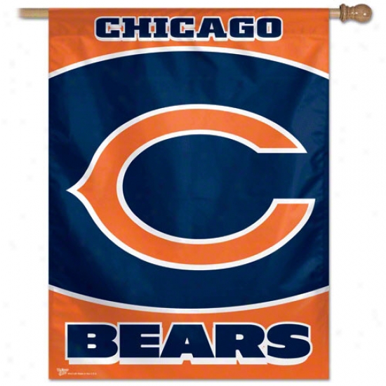 Chicago Bears Vertical Flag: 27x37 Flag