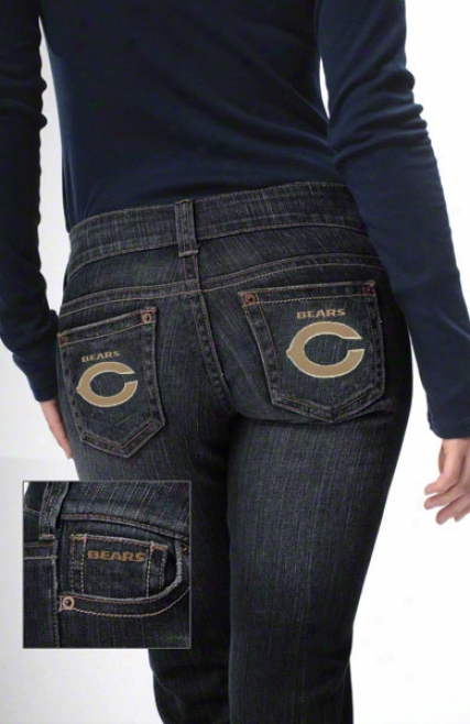 Chicago Bears Women's Denim Jeans - By Alyssa Milano