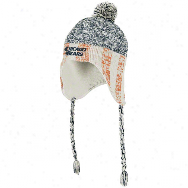 Chicago Bears Women's Knit Hat: Lifestyle Tassel Pom Knit Hat