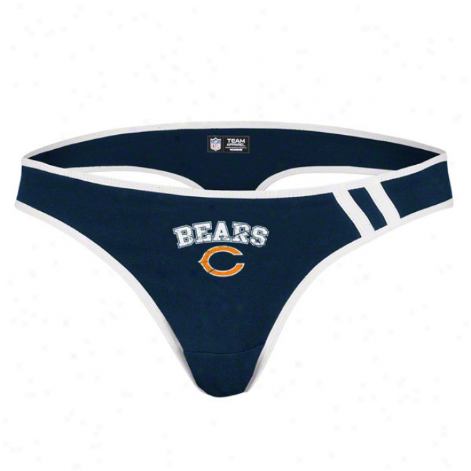 Chicago Bears Women's Mystic Memory Iii Navy Thong