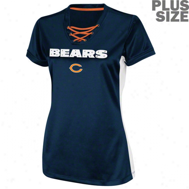Chicago Bears Women's Plus Size Draft Me Iv Jersey Top