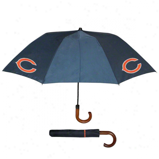 Chicago Bears Wood Handle Umbrella