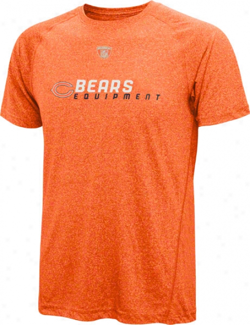 Chicago Bears Youth Heathered Orange Speedwick Performance T-shirt