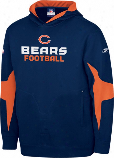 Chicago Bear Youth Primary Explorer Fleece Hooded Sweatshirt