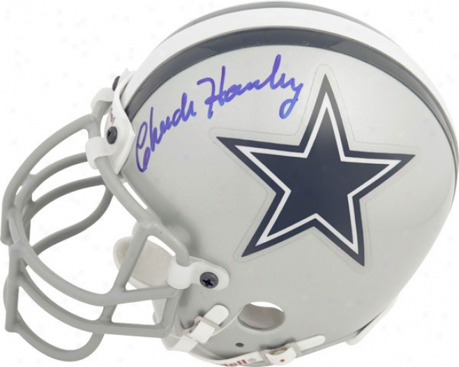 Chuck Howley Dallas Cowboys Autographed Mini Helmet