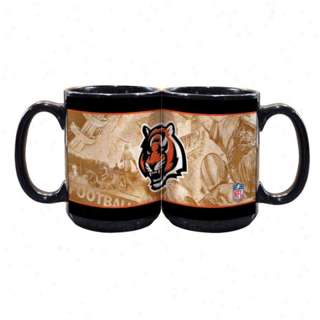 Cincinnati Bengals 15oz. Nostalgic Mug