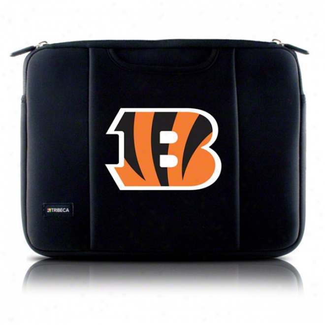 Cicinnati Bengals 15&quot Laptop Sleeve