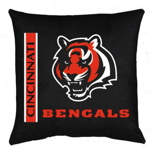 Cincinnati Bengals 17&quotx17&quot Locker Room Decorative Pillow