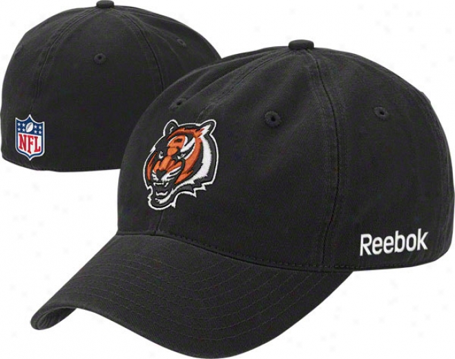 Cincinnati Bengals 2011 Black Fitted Sideline Slouch Hat