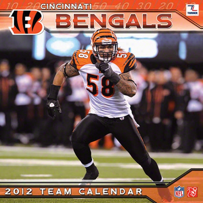 Cincinnati Bengals 2012 List: 12x12 Team Wall Caendar