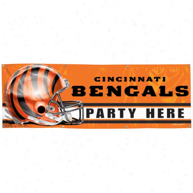 Cincinnati Bengals 2x6 Vinyl Banner