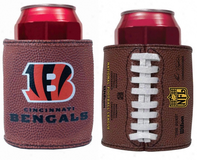 Cincinnati Bengals Authentic Football Grip Can Koozie - Decline Of 2