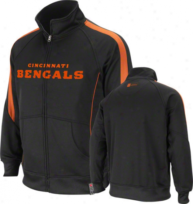 Cincinnati Bengals Black Tailgate Present life Track Jacket