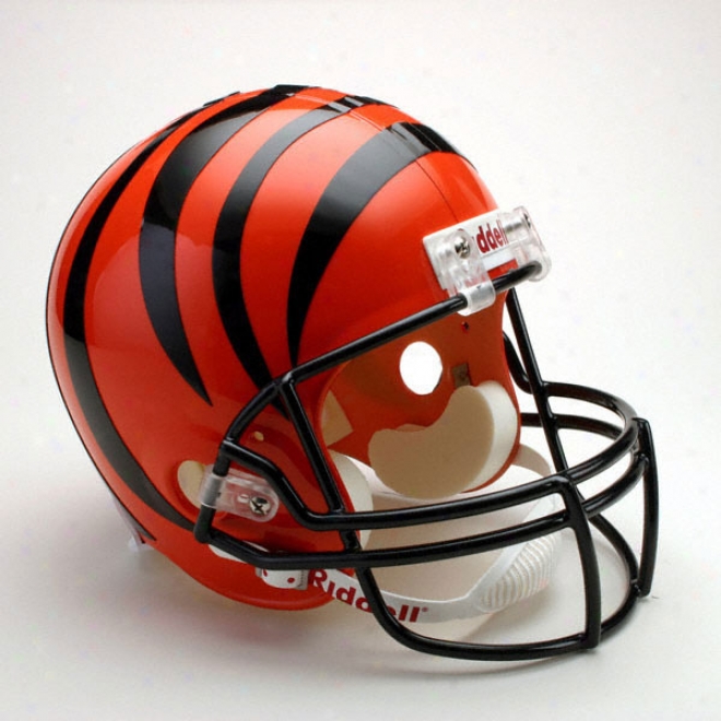 Cincinnayi Bengals Deluxe Replica Riddell Completely Size Helmet