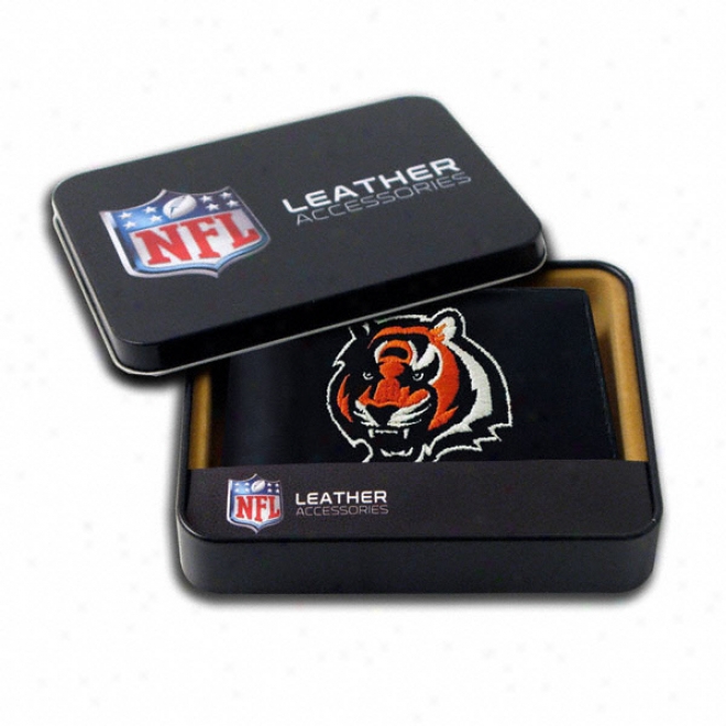 Cincinnati Bengals Embroidered Bifold Wallet