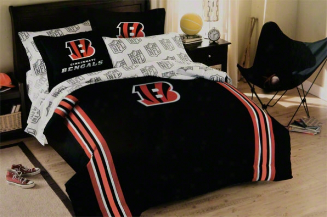 Cincinnati Bengals Full Comforter Set