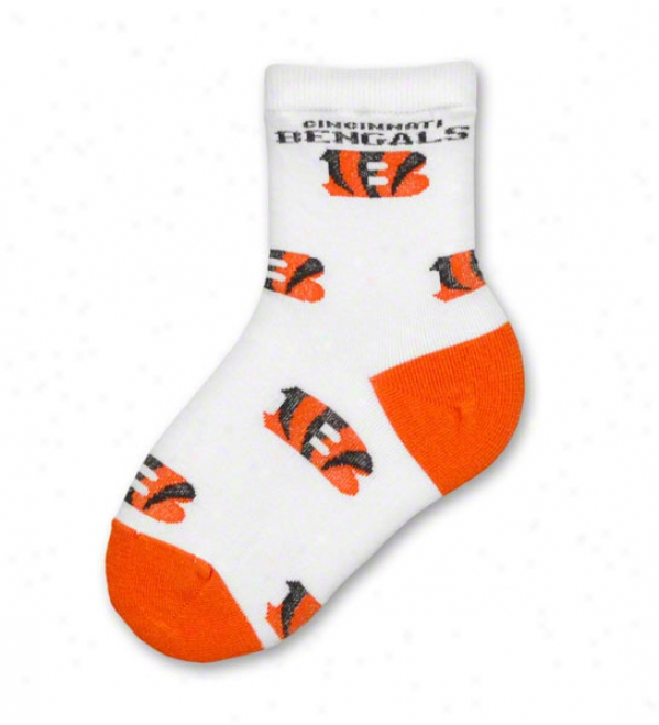 Cincinnati Bengals Infant Black Nfl Socks