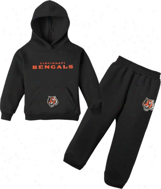 Cincinnati Bengals Infant Clip Hoodie And Pant Set