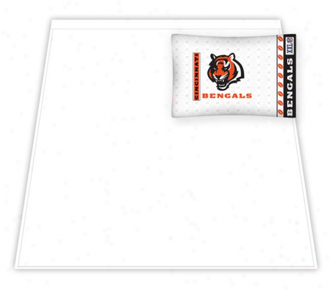 Cincinnati Bengals Micro Fiber Twin Sheet Plant