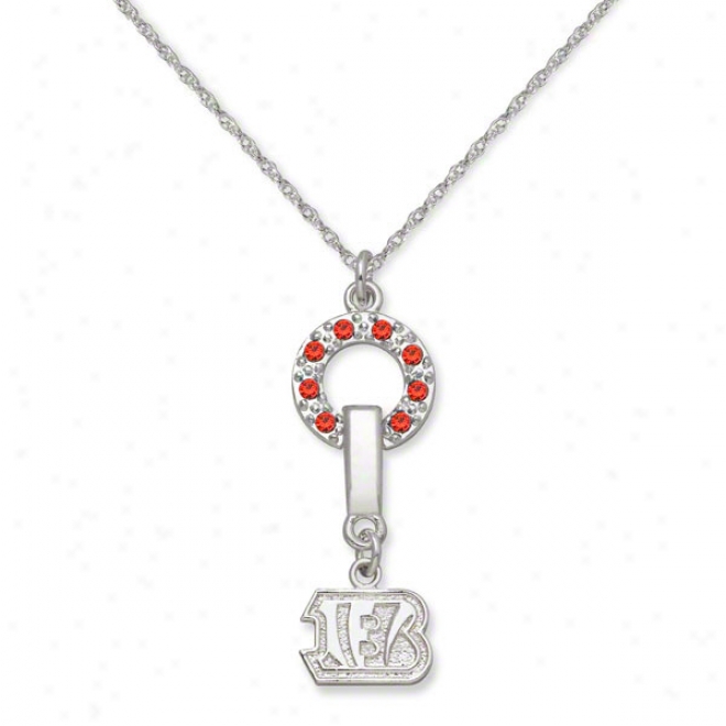 Cincinnati Bengals Mvp Crystal Necklace