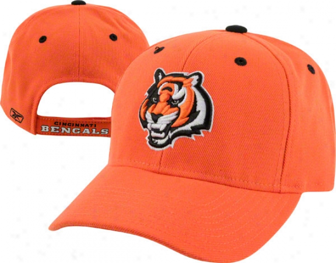 Cincinnati Bengals -orange- Bl Adjustable Hat