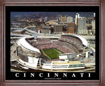 Cincinnati Bengals - Paul Brown Stadium - Framed 26x32 Aerial Photograph