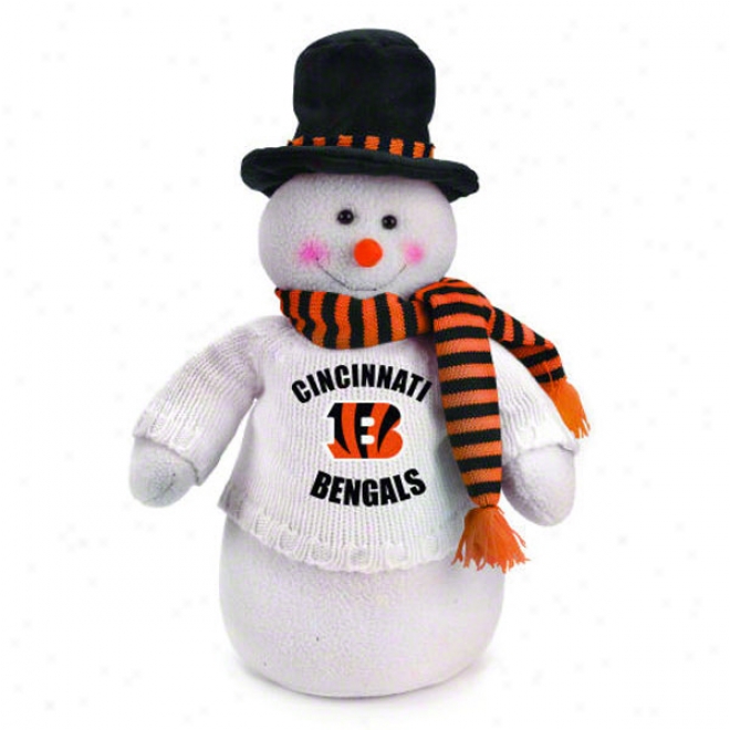 Cincinnati Bengals Pluush Snowman