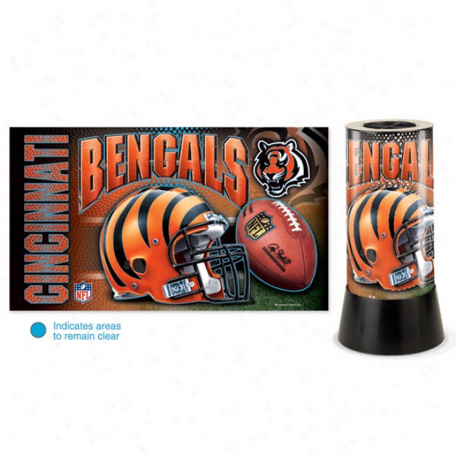 Cincinnati Bengals Rotating Lamp