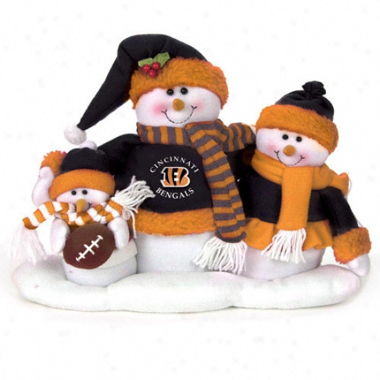 Cincinnati Bengals Table Highest part Snowman Family