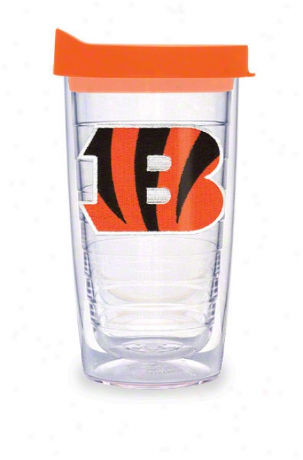 Cincinnati Bengals Tervis Tumbler 16 Oz Cup W/ Lid