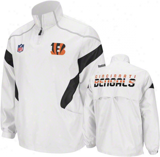 Cincinnati Bengals White 2011 Sideline Momentum Hot Jacket
