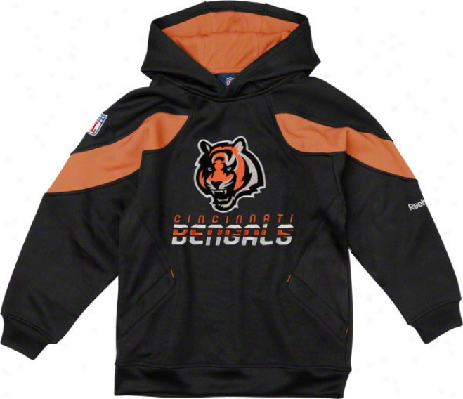 Cincinnati Bengals Youth Siedline Momentum Hooded Sweatshirt