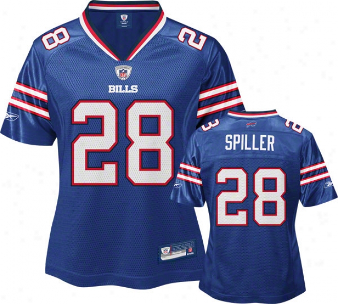 C.j. Spiller Reebok Royal Nfl Replica Buffalo Bills Women's Jersey