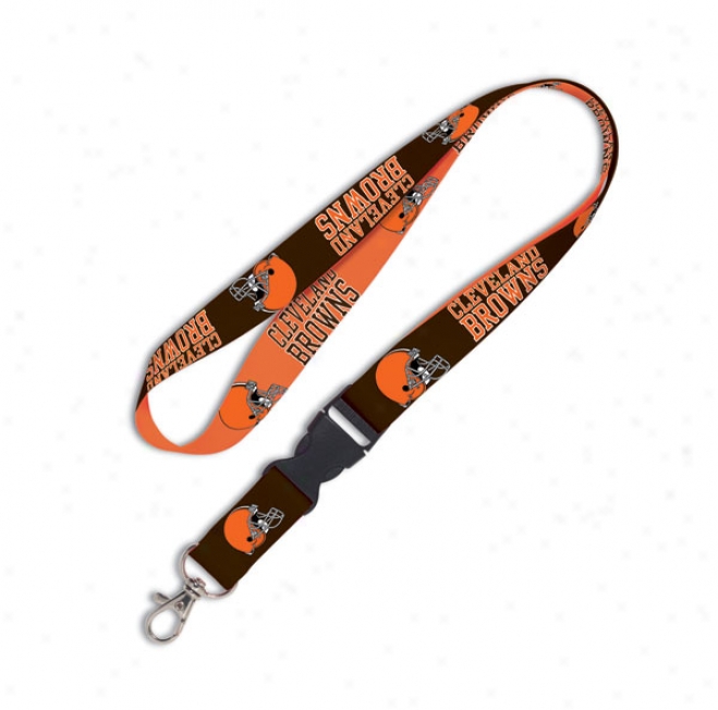 Cleveland Browns 2-tone Detachable Lanyard