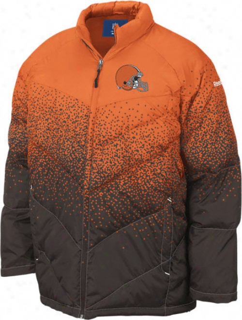 Cleveland Browns Avalanche Drift Heavyweight 2009 Player Sideline Jacket