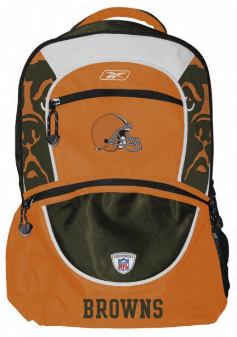 Cleveland Browns Backpack With Embroidered Logo