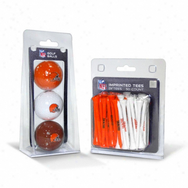 Cleveland Browns Baall & Tee Set