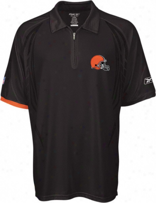 Cleveland Browns Brown Head Coaches' Shield Polo