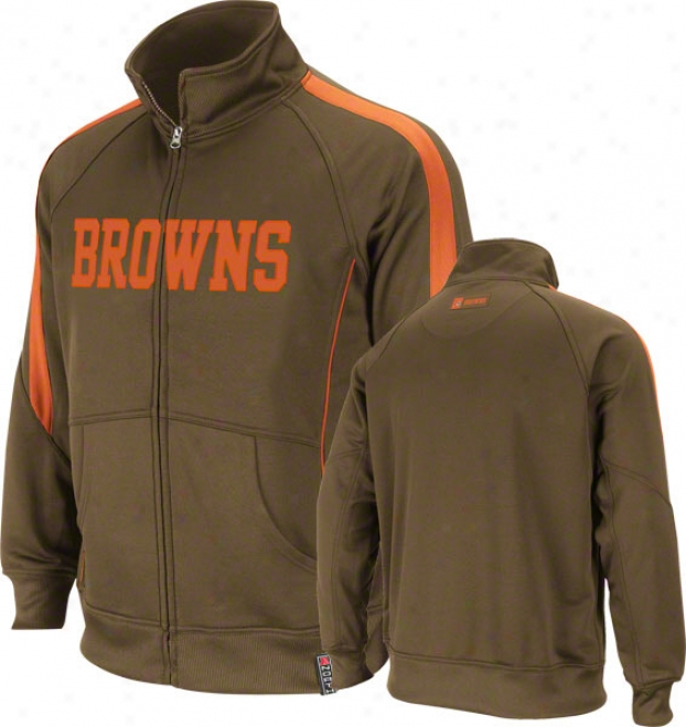 Cleveland Browns Brown Tilgate Time Track Jacket